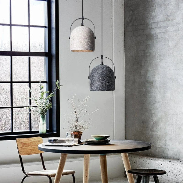 Suspension minimaliste en béton rétro avec éclairage LED innovant | Marco Lucetti