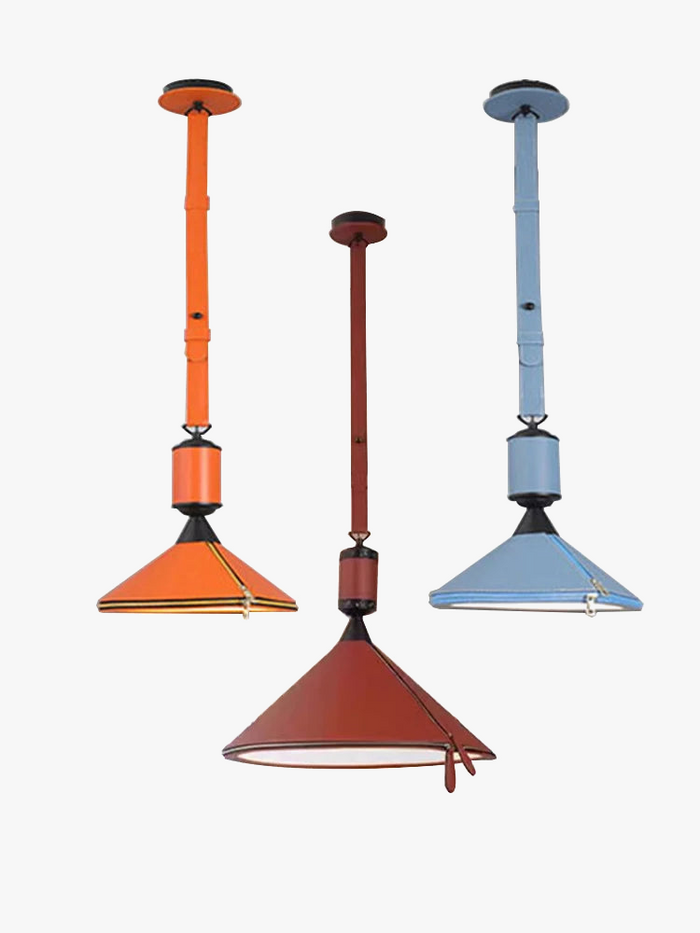 Suspension en cuir de luxe minimaliste et moderne