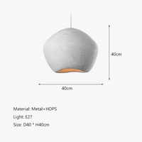 Suspension Minimaliste Nordique Wabi Sabi LED | Marco Lucetti