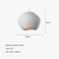 Suspension Minimaliste Nordique Wabi Sabi LED | Marco Lucetti