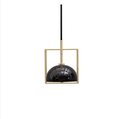 Suspension modern' marbre et cuivre | Marco Lucetti
