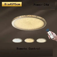 Suspension Moderna en Acier Inoxydable avec LED et Télécommande | Marco Lucetti Gradation RC Dia45cm