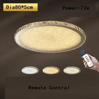 Suspension Moderna en Acier Inoxydable avec LED et Télécommande | Marco Lucetti Gradation RC Dia80cm