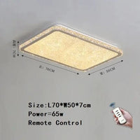 Suspension Moderna en Acier Inoxydable avec LED et Télécommande | Marco Lucetti L70xL50cm Gradation RC