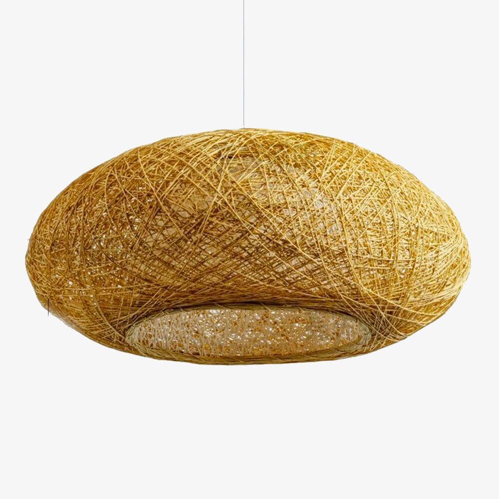 Suspension en bambou Vintage arrondie