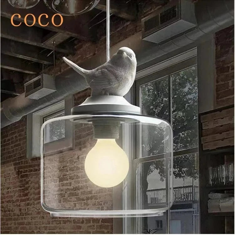 Suspension moderne Birdy LED en verre | Marco Lucetti