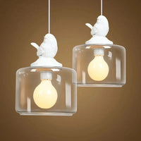 Suspension moderne Birdy LED en verre | Marco Lucetti