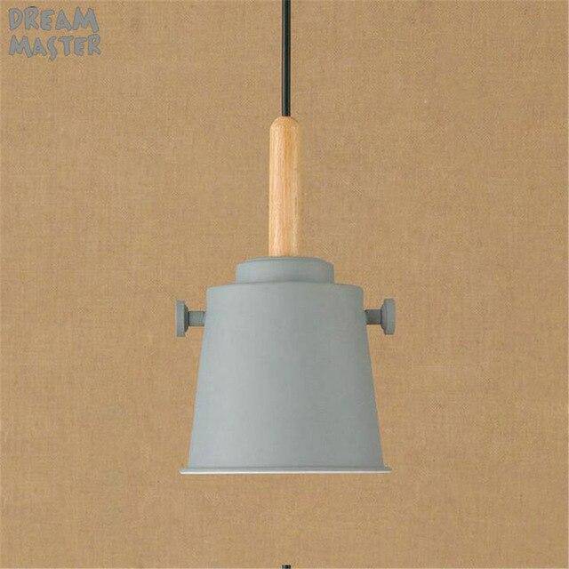Suspension moderne colorée en bois WoodStick | Marco Lucetti Gris
