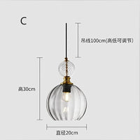 Suspension moderne couleur tête unique Nordic Lights LED - Design Verre Suspendu - Décor Lumineux pour Restaurant, Salon, Bar | Marco Lucetti Blanc