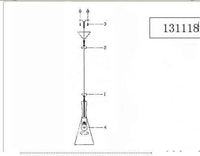 Suspension Moderne en Aluminium Coloré | Marco Lucetti Noir