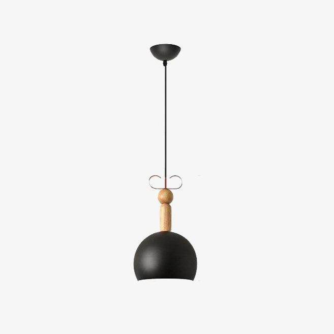 Suspension moderne en bois et colorée | Marco Lucetti Noir / A - Petit