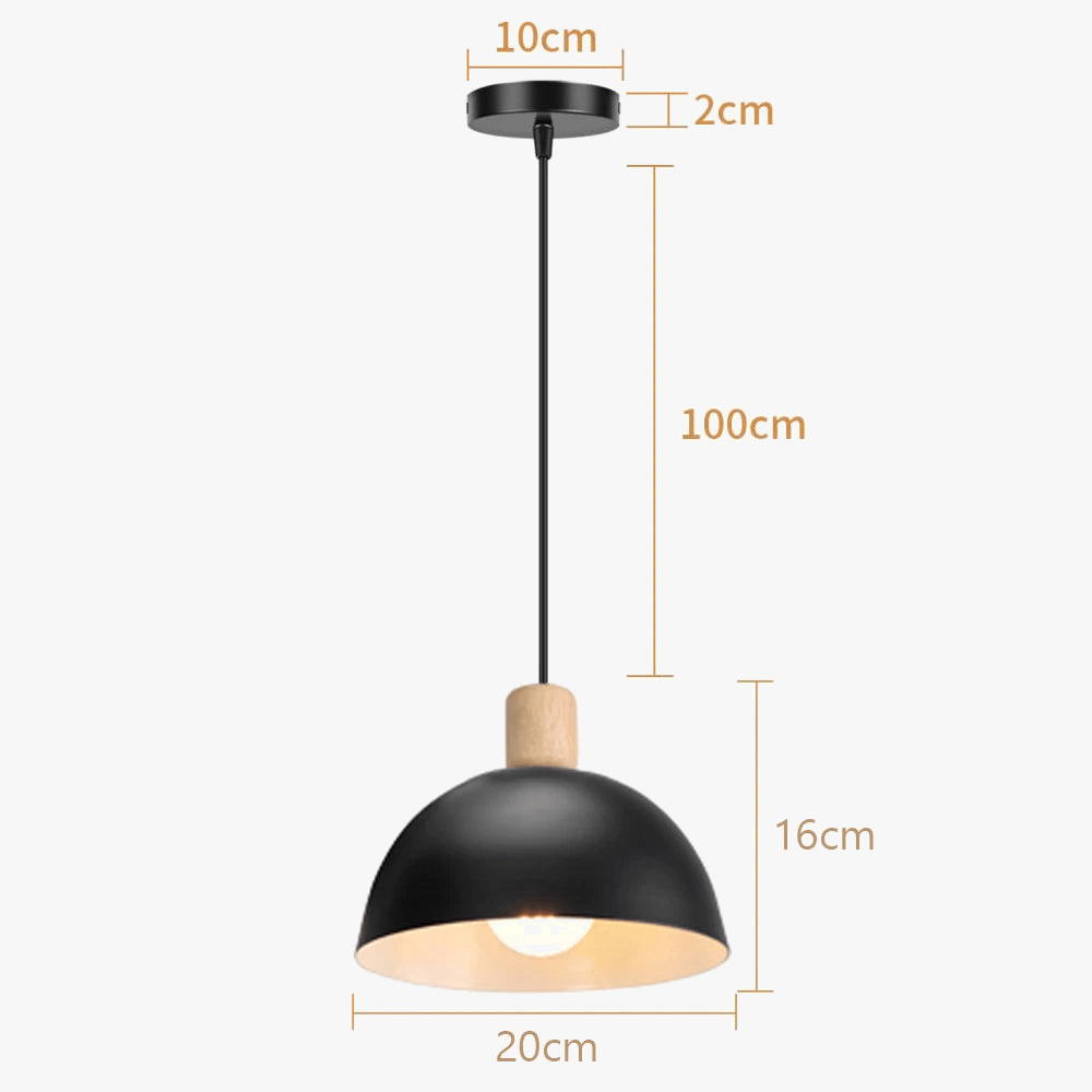 Suspension Moderne en Bois LED pour Décoration d'Intérieur - Collection Nordic Glow | Marco Lucetti