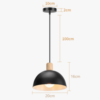 Suspension Moderne en Bois LED pour Décoration d'Intérieur - Collection Nordic Glow | Marco Lucetti