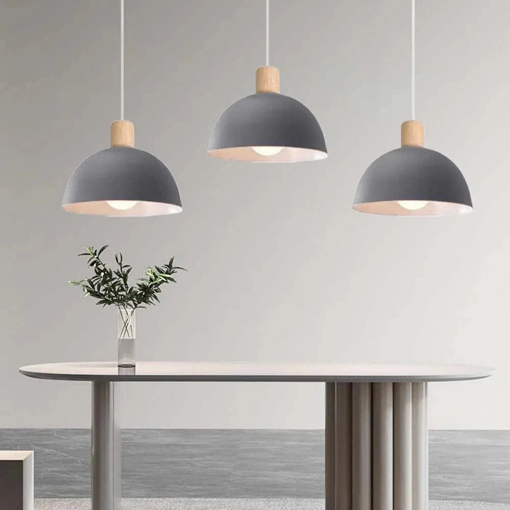 Suspension Moderne en Bois LED pour Décoration d'Intérieur - Collection Nordic Glow | Marco Lucetti