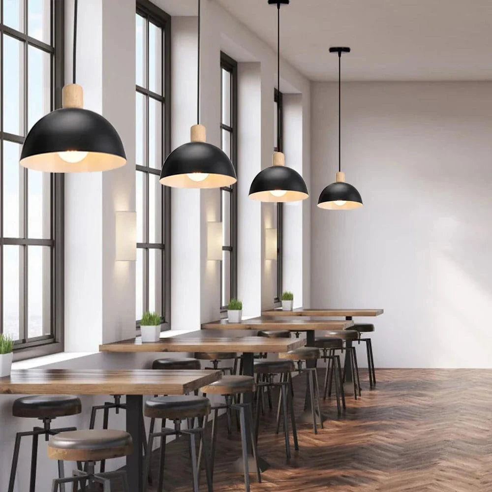 Suspension Moderne en Bois LED pour Décoration d'Intérieur - Collection Nordic Glow | Marco Lucetti