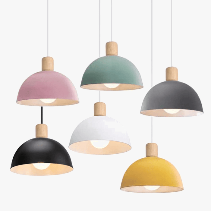 Suspension Moderne en Bois LED pour Décoration d'Intérieur - Collection Nordic Glow | Marco Lucetti