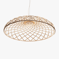 Suspension moderne en corde "Nordic Skynest" LED - Macaron Mesh. | Marco Lucetti
