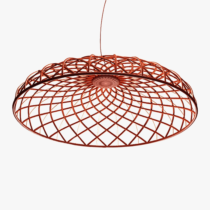 Suspension moderne en corde "Nordic Skynest" LED - Macaron Mesh. | Marco Lucetti