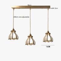 Suspension Moderne en Cuivre et Verre avec LED - Marque IWHD | Marco Lucetti