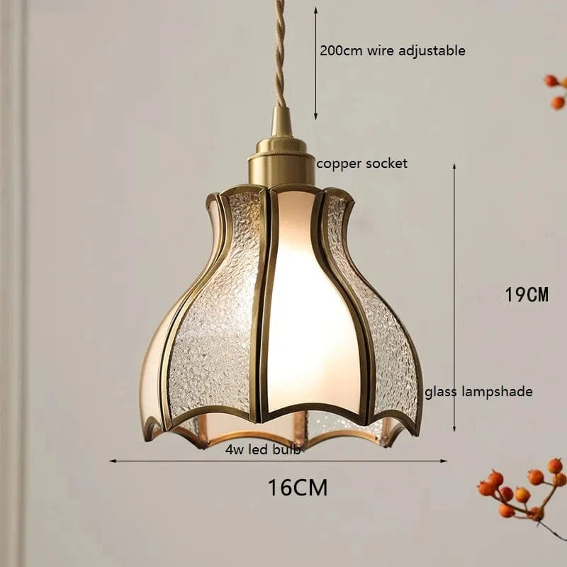 Suspension Moderne en Cuivre et Verre avec LED - Marque IWHD | Marco Lucetti Blanc / 4W(MAX60W)