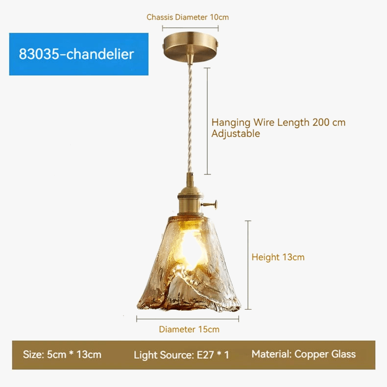 Suspension Moderne en Verre LED pour Déco Intérieure | Marco Lucetti