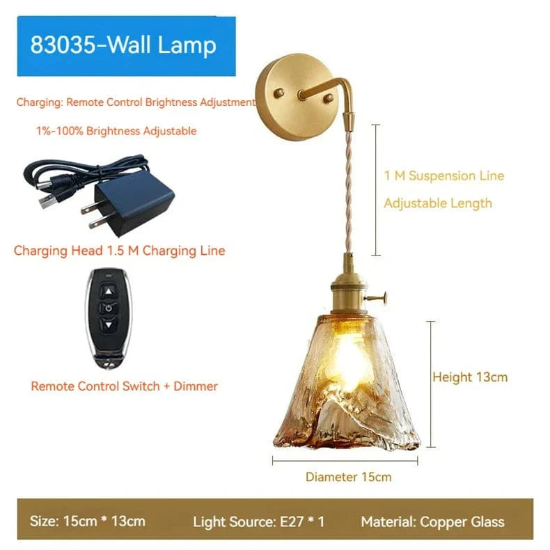 Suspension Moderne en Verre LED pour Déco Intérieure | Marco Lucetti 83035 RC de chargement / 11-15W (Max100W) / CHINE