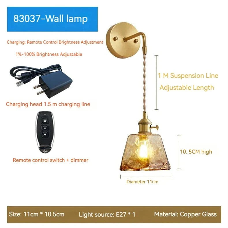 Suspension Moderne en Verre LED pour Déco Intérieure | Marco Lucetti 83037 RC de chargement / 11-15W (Max100W) / CHINE