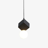 Suspension LED Wayne en résine innovante