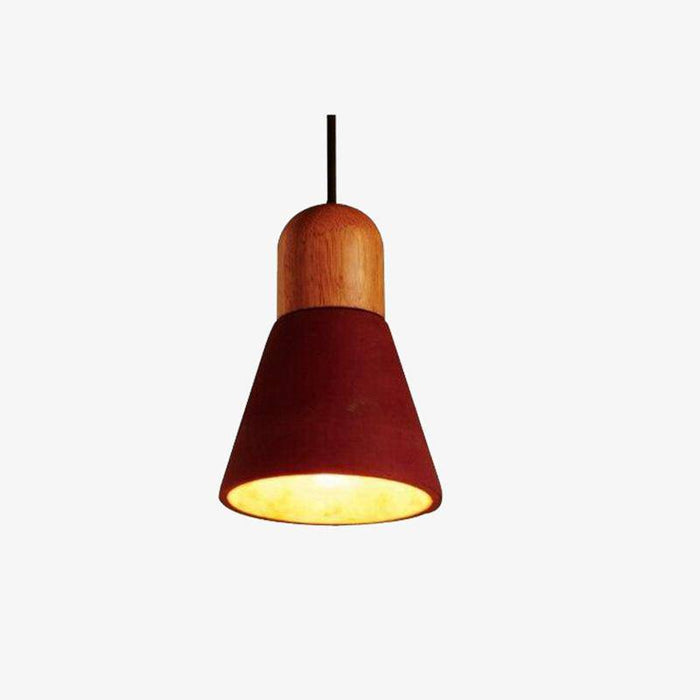 Suspension Loft LED Bois & Ciment