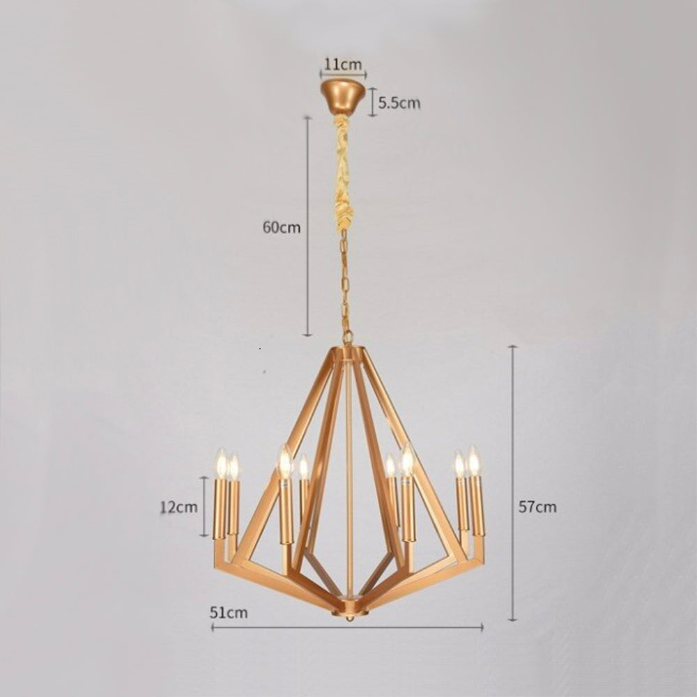 Suspension LED en métal Strassy Diamond