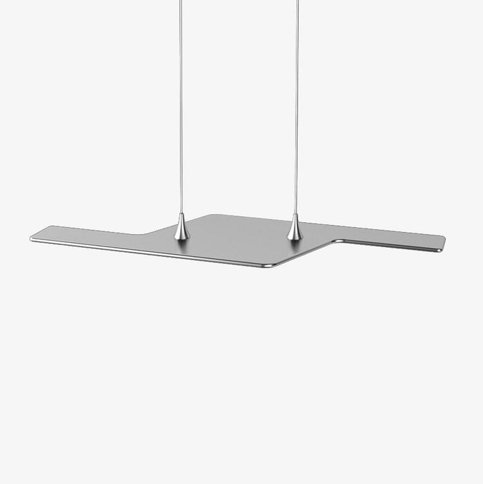 Suspension LED Maya Zigezag Argent