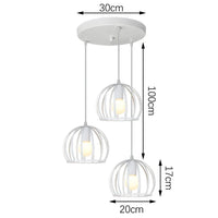 Suspension moderne LED pour décor intérieur de maison | Marco Lucetti Modèle B Blanc