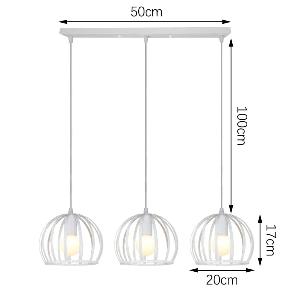 Suspension moderne LED pour décor intérieur de maison | Marco Lucetti Modèle C Blanc