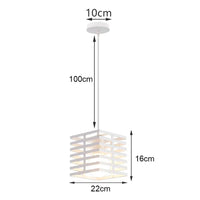 Suspension moderne LED pour décor intérieur de maison | Marco Lucetti Modèle D Blanc