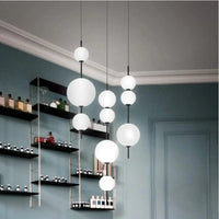 Suspension moderne LED Restaurant boule de verre Café Bar Chambre Cuisine Salle à manger Luminaire à suspension | Marco Lucetti