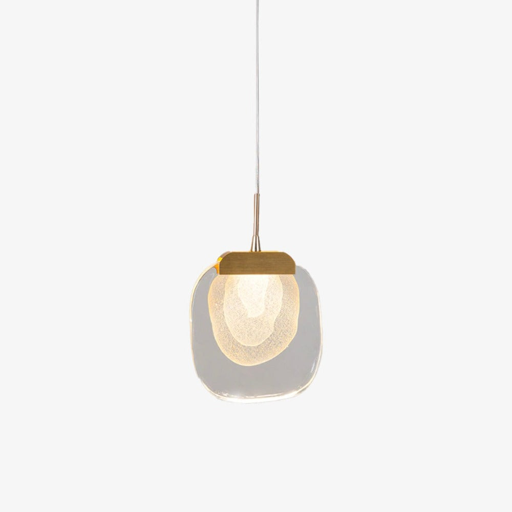 Suspension de luxe moderne avec lampe en verre Anamy