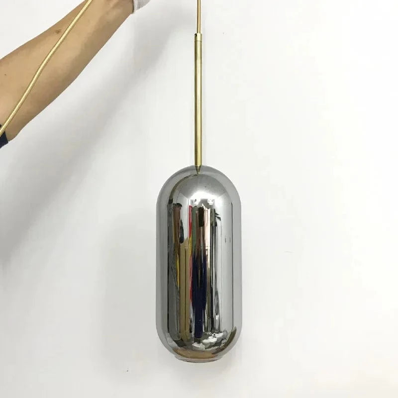 Suspension moderne nordique avec abat-jour en verre décoratif. | Marco Lucetti