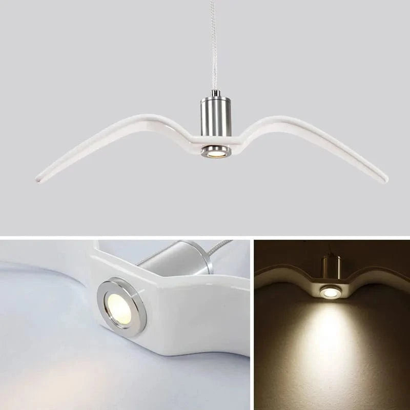 Suspension Moderne Oiseau Mouettes | Marco Lucetti