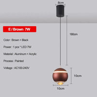 Suspension moderne pour chambre: Découvrez notre collection tendance! | Marco Lucetti E-Marron 7W / Blanc froid
