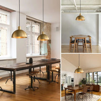 Suspension moderne pour îlot de cuisine style ferme : Lampes suspendues extérieures en or Brillant | Marco Lucetti