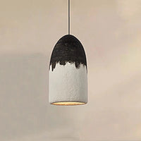 Suspension moderne Wabi Sabi noir et blanc LED lampe créative pour Restaurant Café et Chambre Européenne | Marco Lucetti