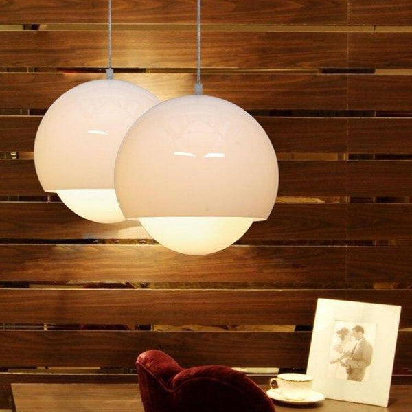 Suspension Moon en LED avec abat-jour métallique | Marco Lucetti