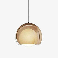 Suspension Moon en LED avec abat-jour métallique | Marco Lucetti