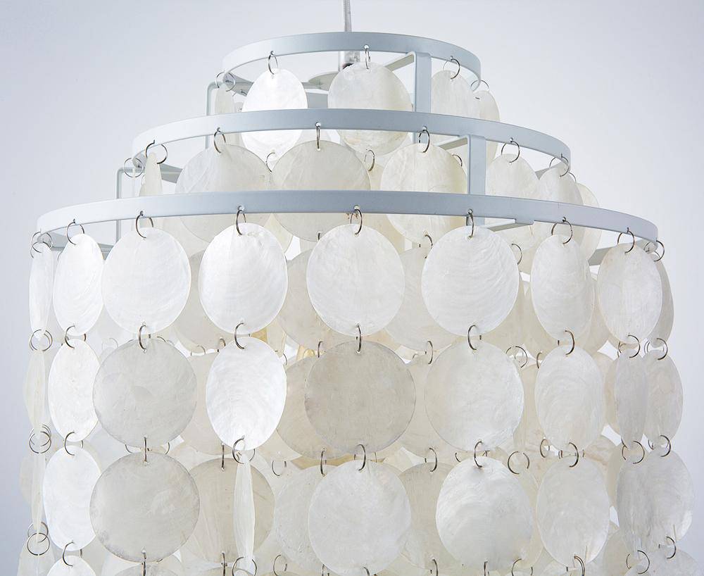 Suspension Natural Confettis Tri-circles | Marco Lucetti Blanc