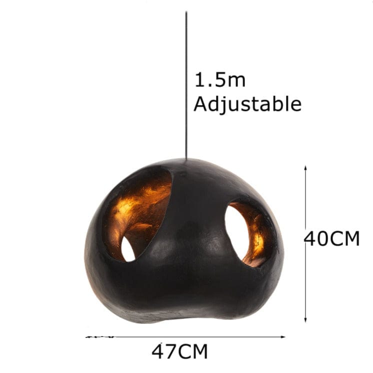 Suspension noire design : Aldo | Marco Lucetti