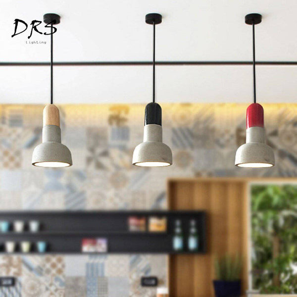 Suspension Nordic - Design Ciment et Base Colorée | Marco Lucetti