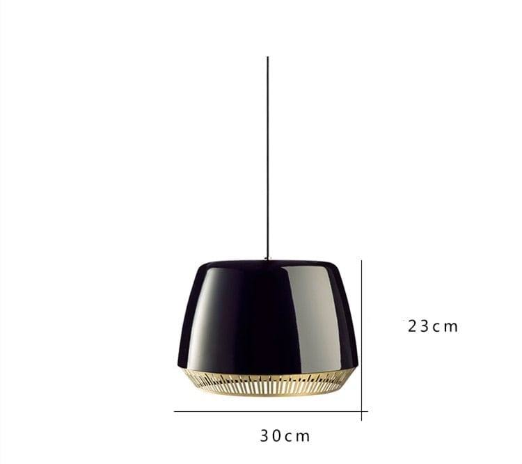 Suspension nordic en métal modernisé | Marco Lucetti Noir