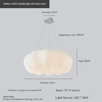 Suspension Nordic Flower Acrylic Pine LED - Éclairage Intérieur pour Salon Chambre Enfants | Marco Lucetti Citrouille 45CM