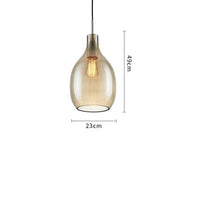 Suspension nordic Halek Glass | Marco Lucetti B - Marron