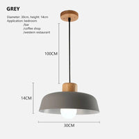 Suspension Nordic Metal Colorful | Marco Lucetti Gris foncé